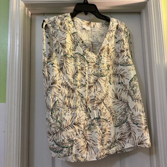 J. Jill Positano Shoulder Tie Sleeveless Blouse - Picture 4 of 9